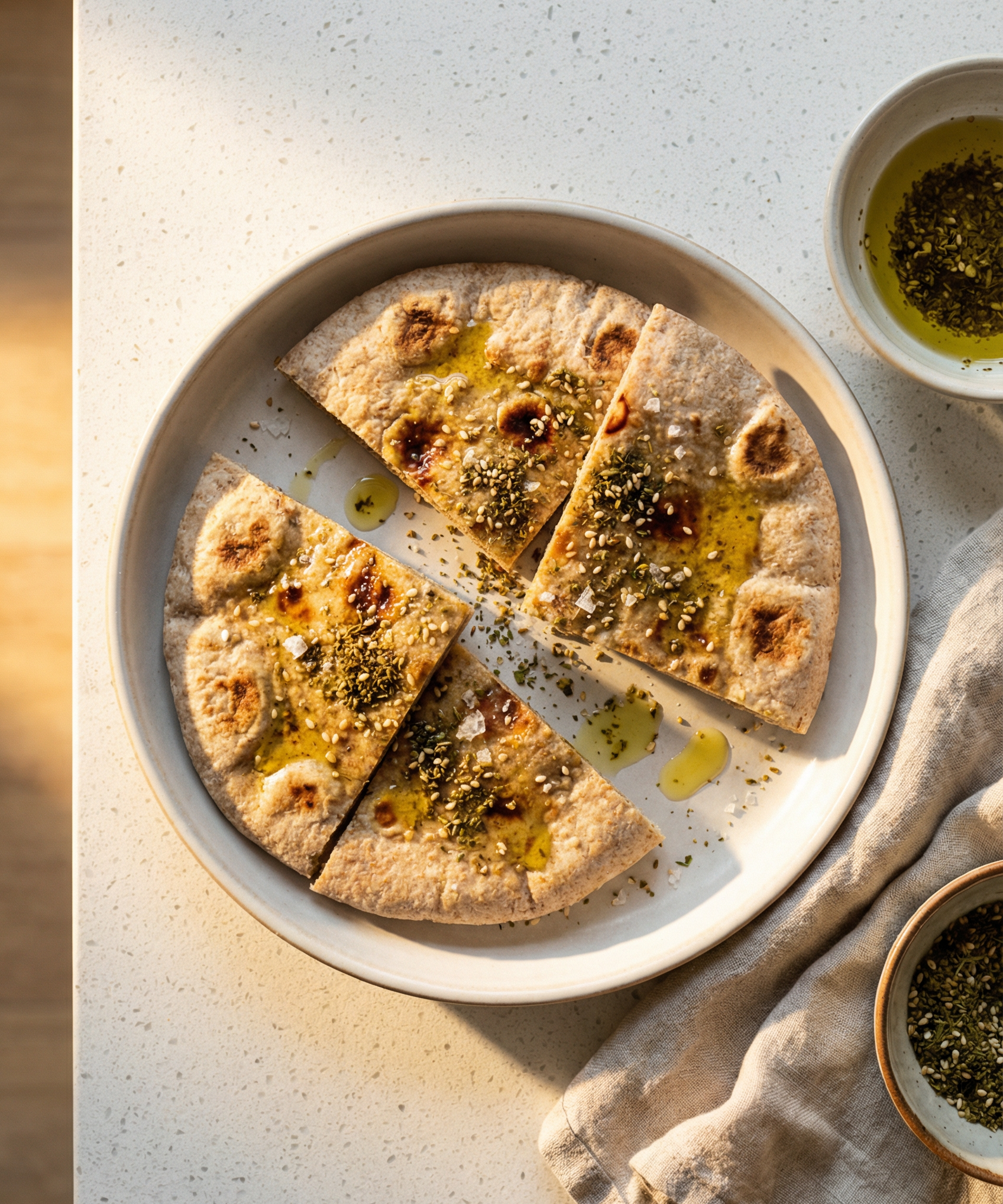 Za'atar Pita Wedges