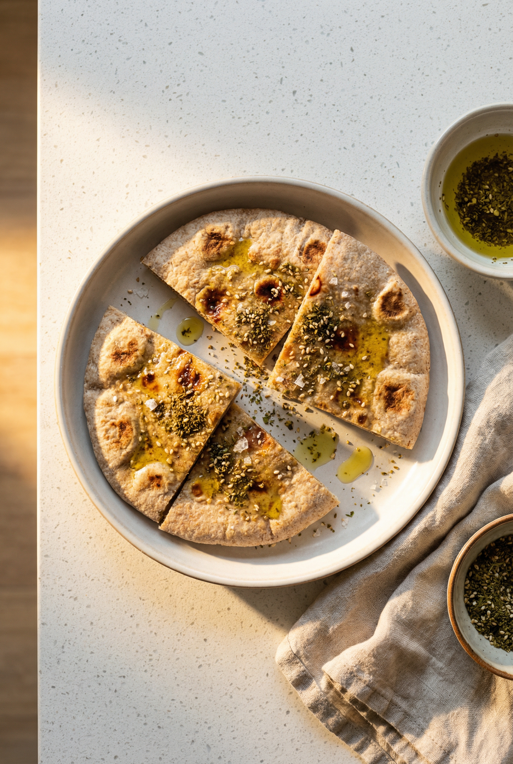 Za'atar Pita Wedges