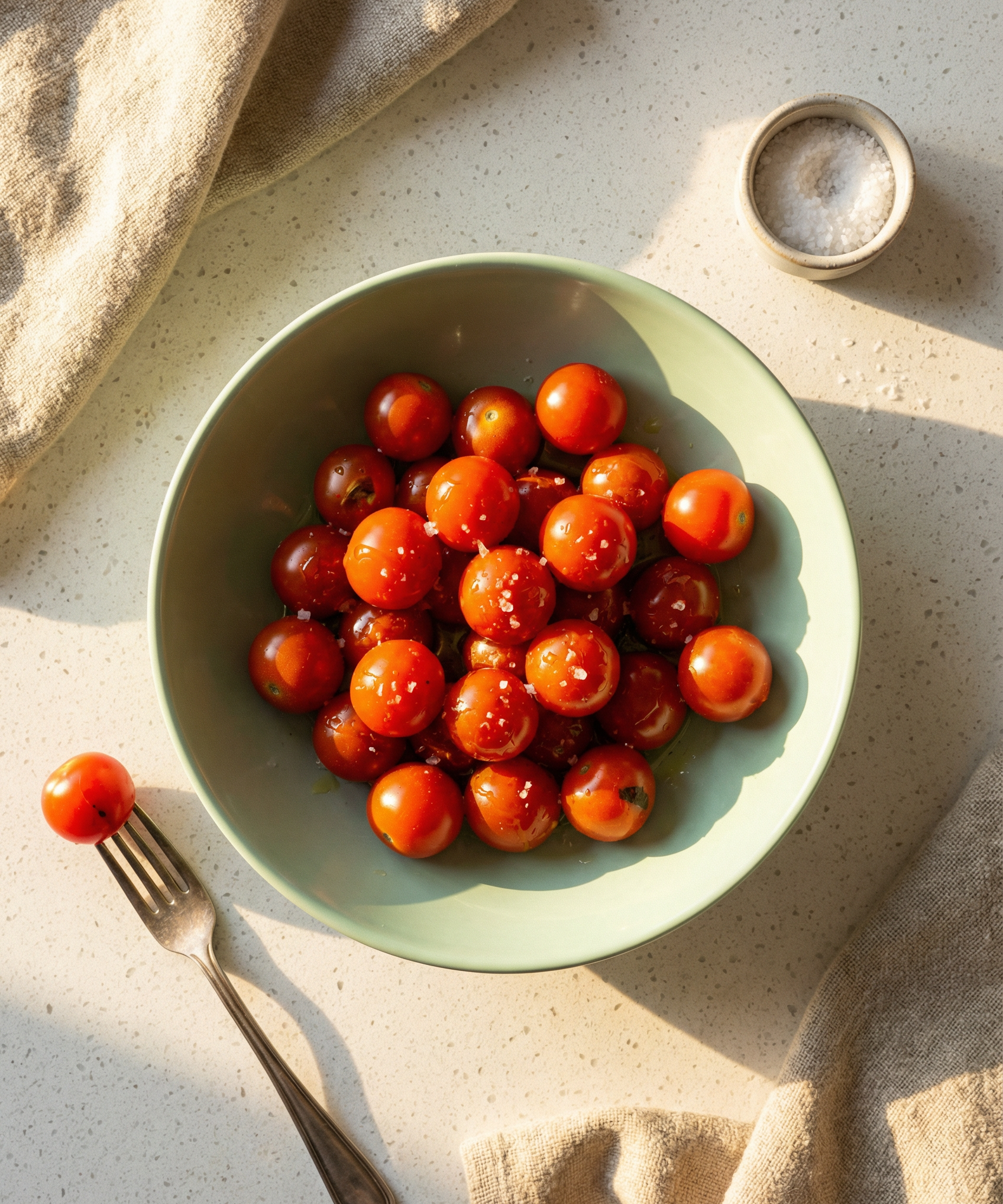 Simply Dressed Cherry Tomatoes